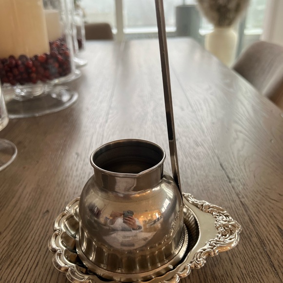 Home Kitchen Antique Coffee Pot and Holder - Picture 6 of 7